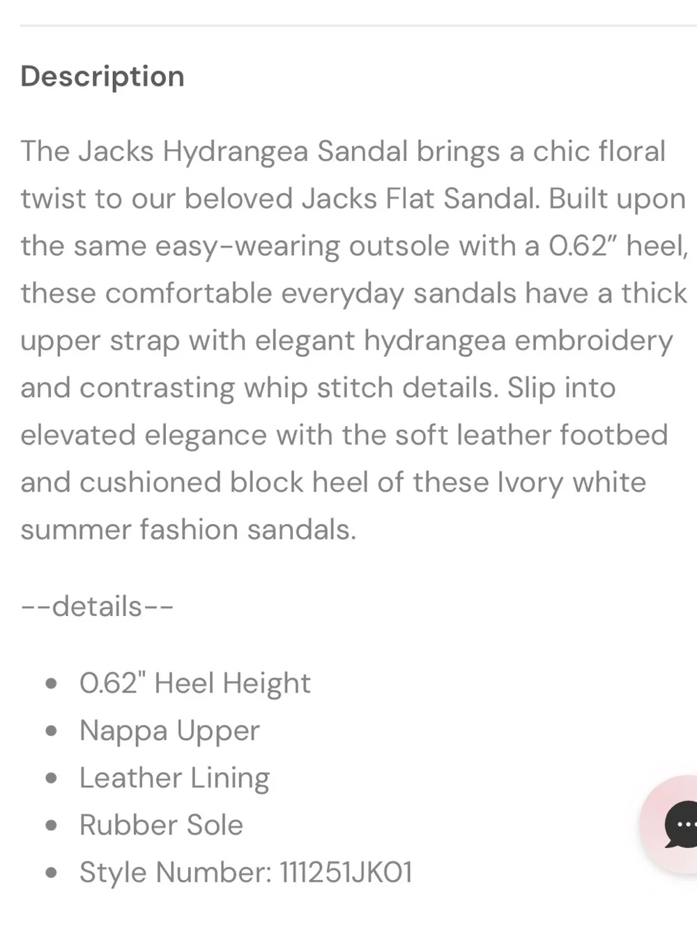 Jack Rogers Hydrangea Sandals